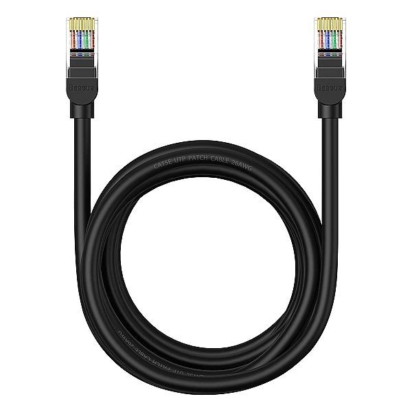 Kabel Ethernet Baseus High Speed Cat 5 Rj-45/1000Mb/s 3m okrągły - cza