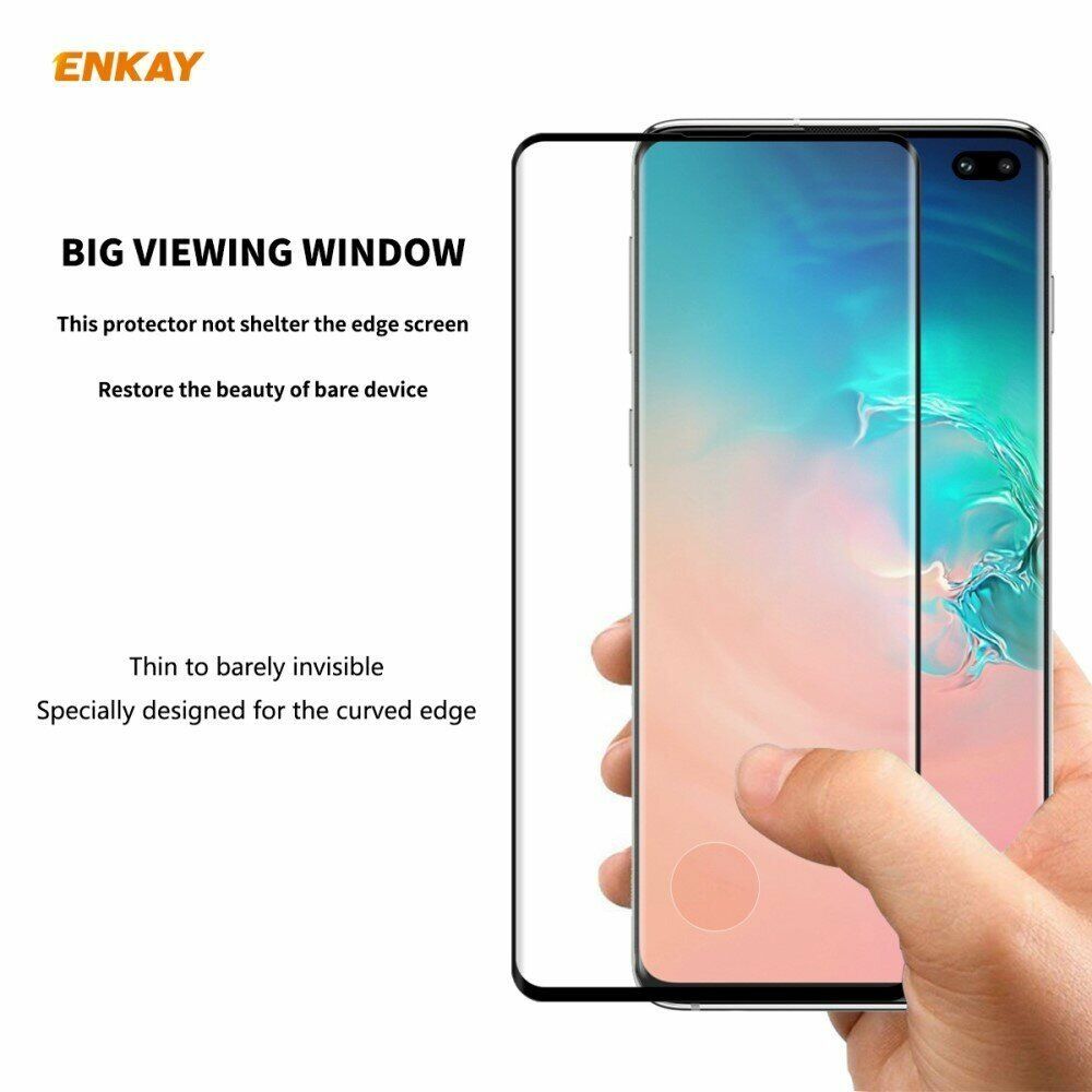 Захисне скло ENKAY 3D Full Glue для Samsung Galaxy S10 Plus (G975)