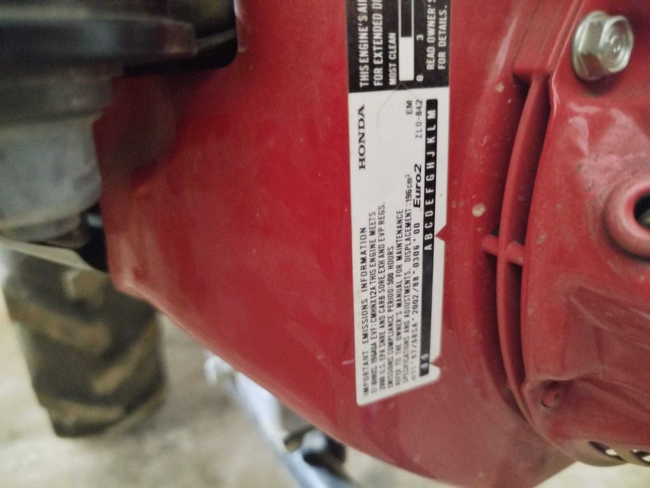 Motocultivadora Laser MG/200 com motor Honda GX200 – Excelente estado!