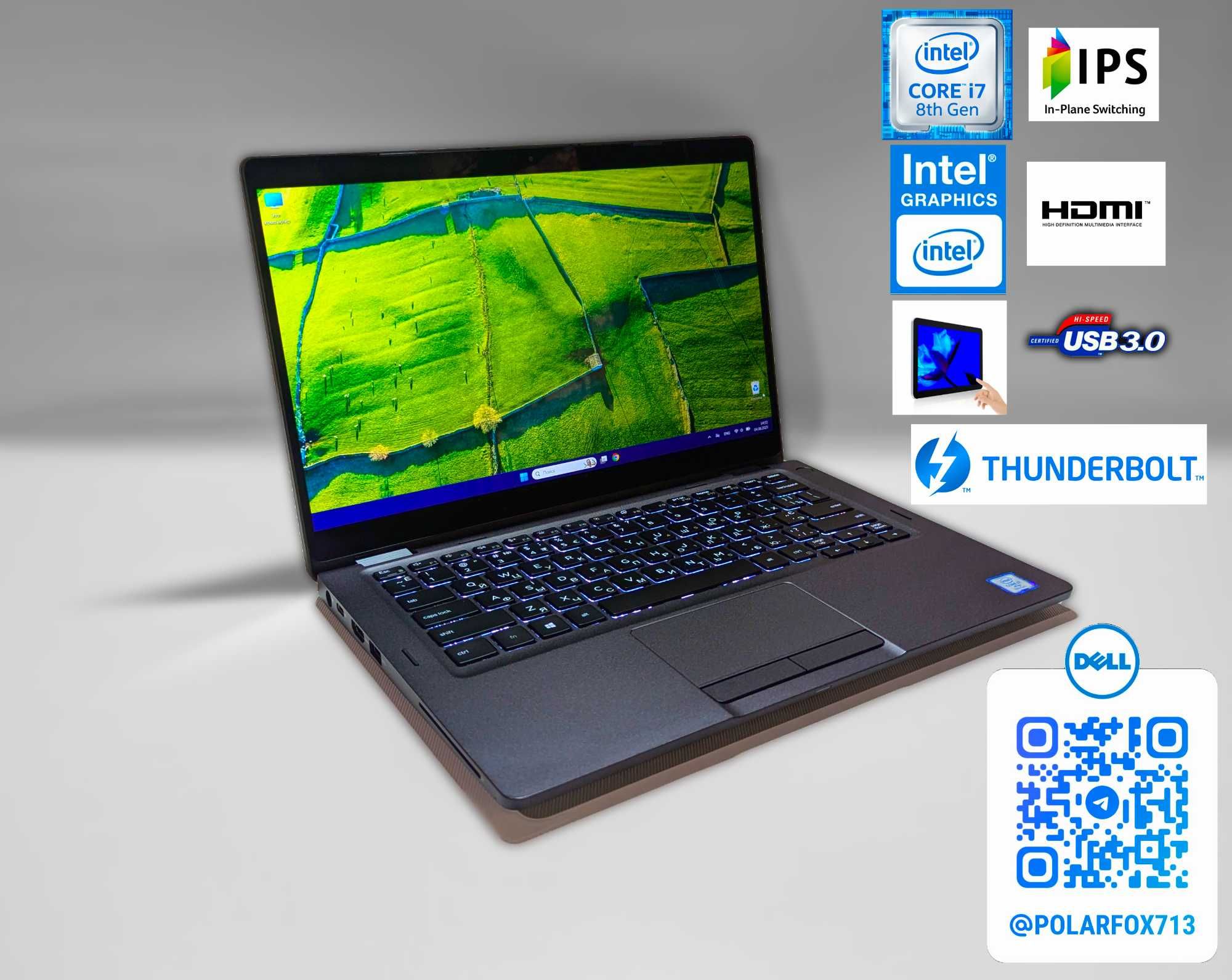 Трансформер x360 Dell Latitude 5300 i7/4.8GHz/TCH/8G_RAM/256G_SSD/TBD/