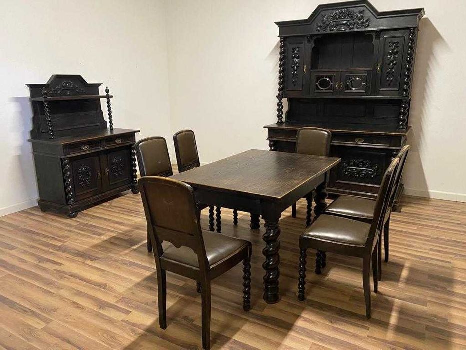 Jadalnia Komoda,Kredens, stół z krzesłami