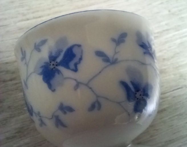 Podstawka na Jajko Porcelanowa pamiątka PRL