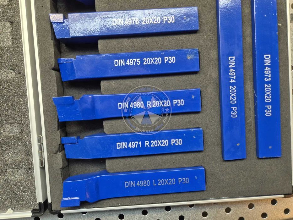 Noże tokarskie 20x20mm 11 sztuk zestaw noży tokarskich 20mm