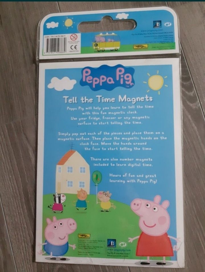 Zegar magnetyczny Świnka Peppa