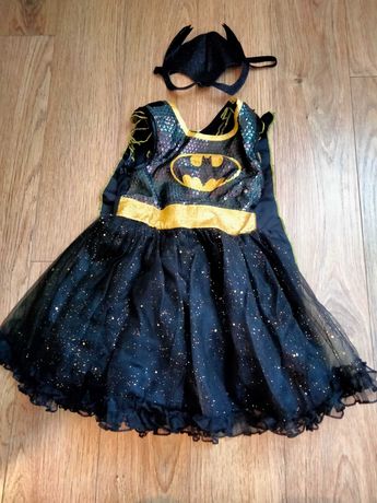 Kostium strój sukienka BATMAN BATGIRL 3-4 lata