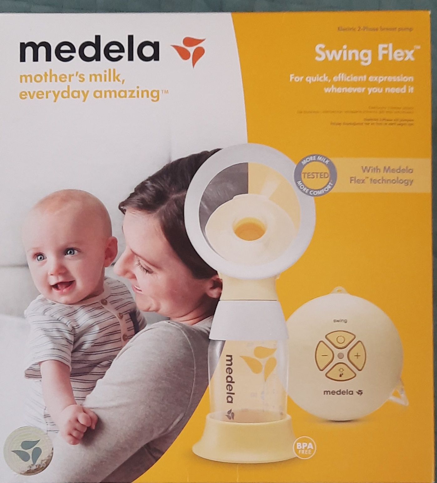 Nowy laktator elektryczny Medela Swing Flex 2023 r.