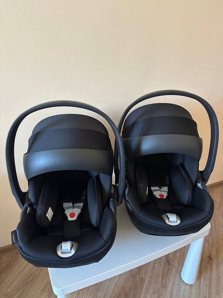 Cybex Cloud T Plus Sepia Black, Mirage Grey,  2024 рік