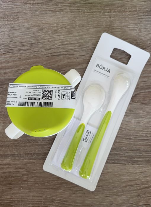 Borja kubek z dziubkiem łyżeczki ikea