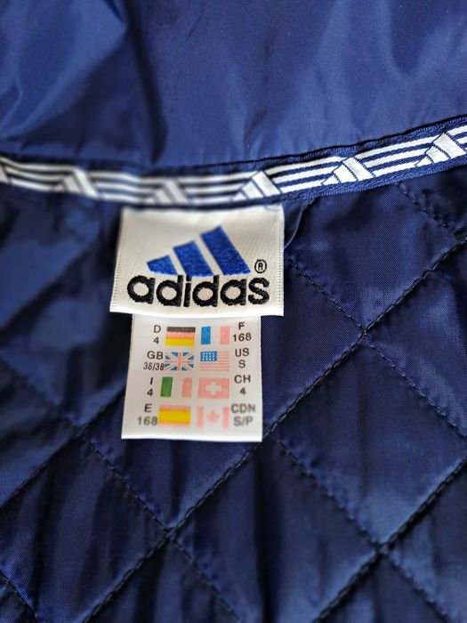 Casaco Adidas azul (anos 90) - Tamanho L