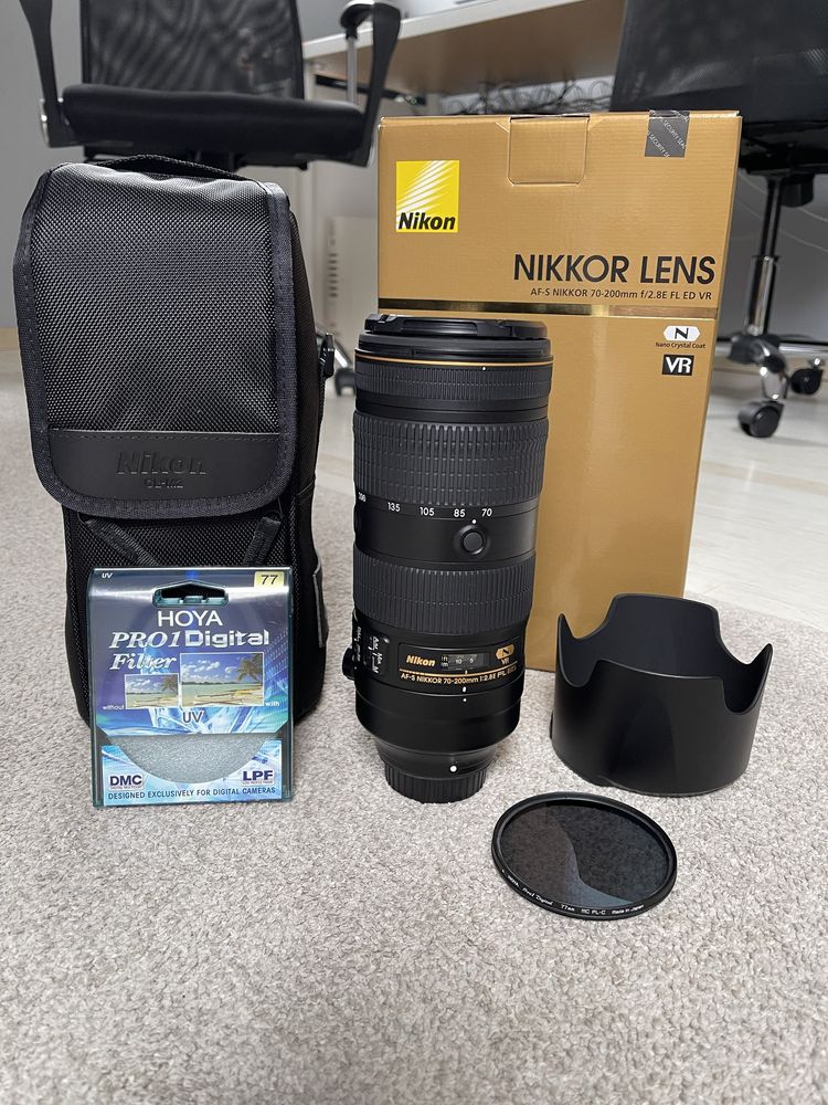 Nikkor 70-200 mm f/2.8E FL ED VR II + polar Hoya