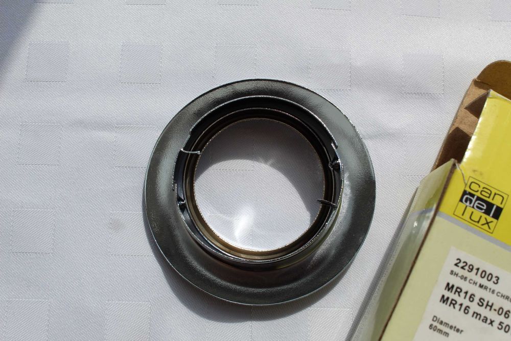 Oczko Lampa Sufitowa Hermetyczna Candellux SH-06 MR16 CH Chrom IP65