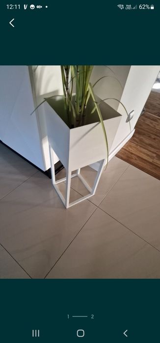 Donica metalowa kwietnik