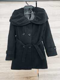 Płaszcz zimowy, czarny, rozm XL