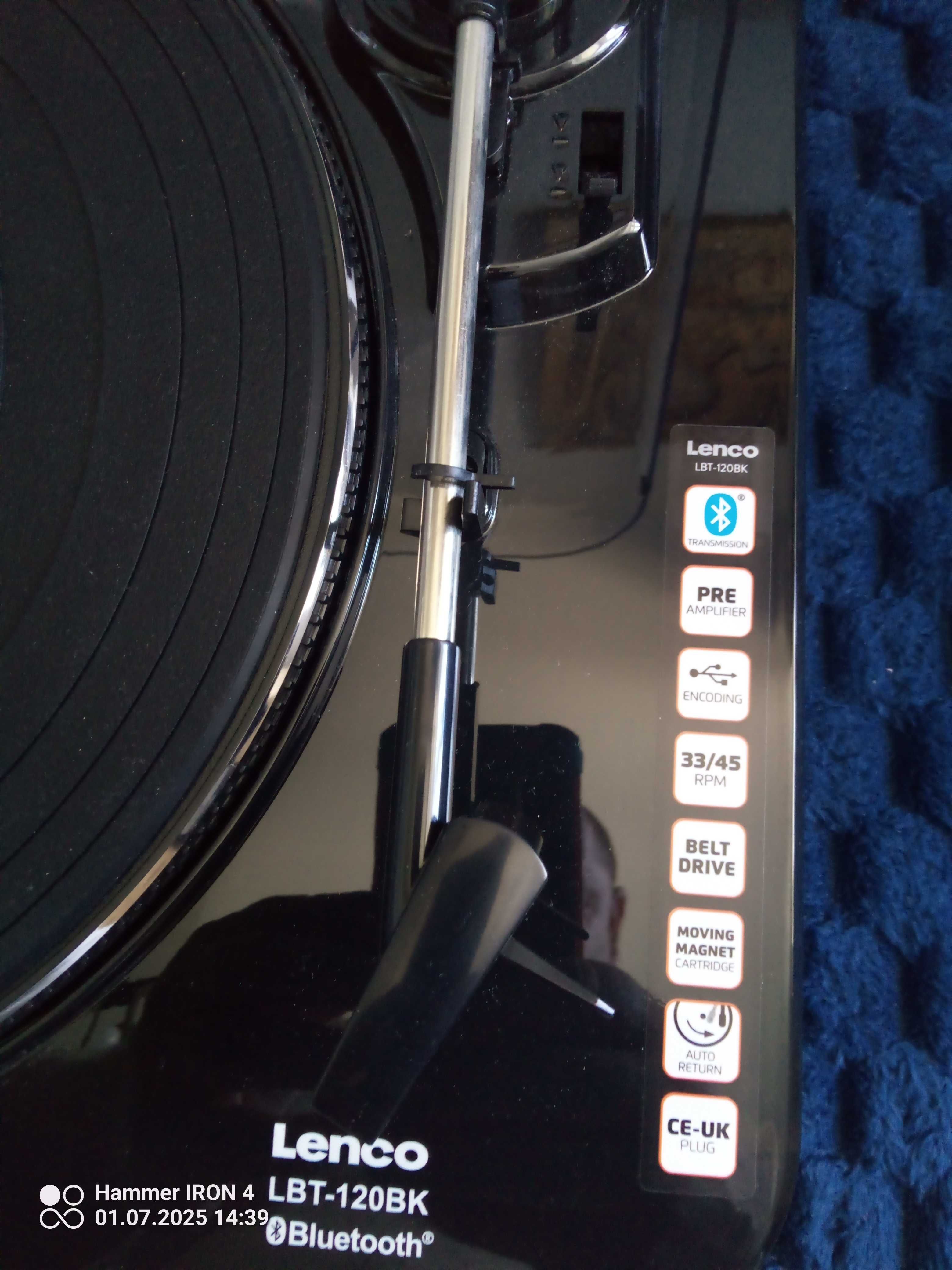 Gramofon Lenco LBT 120 BK