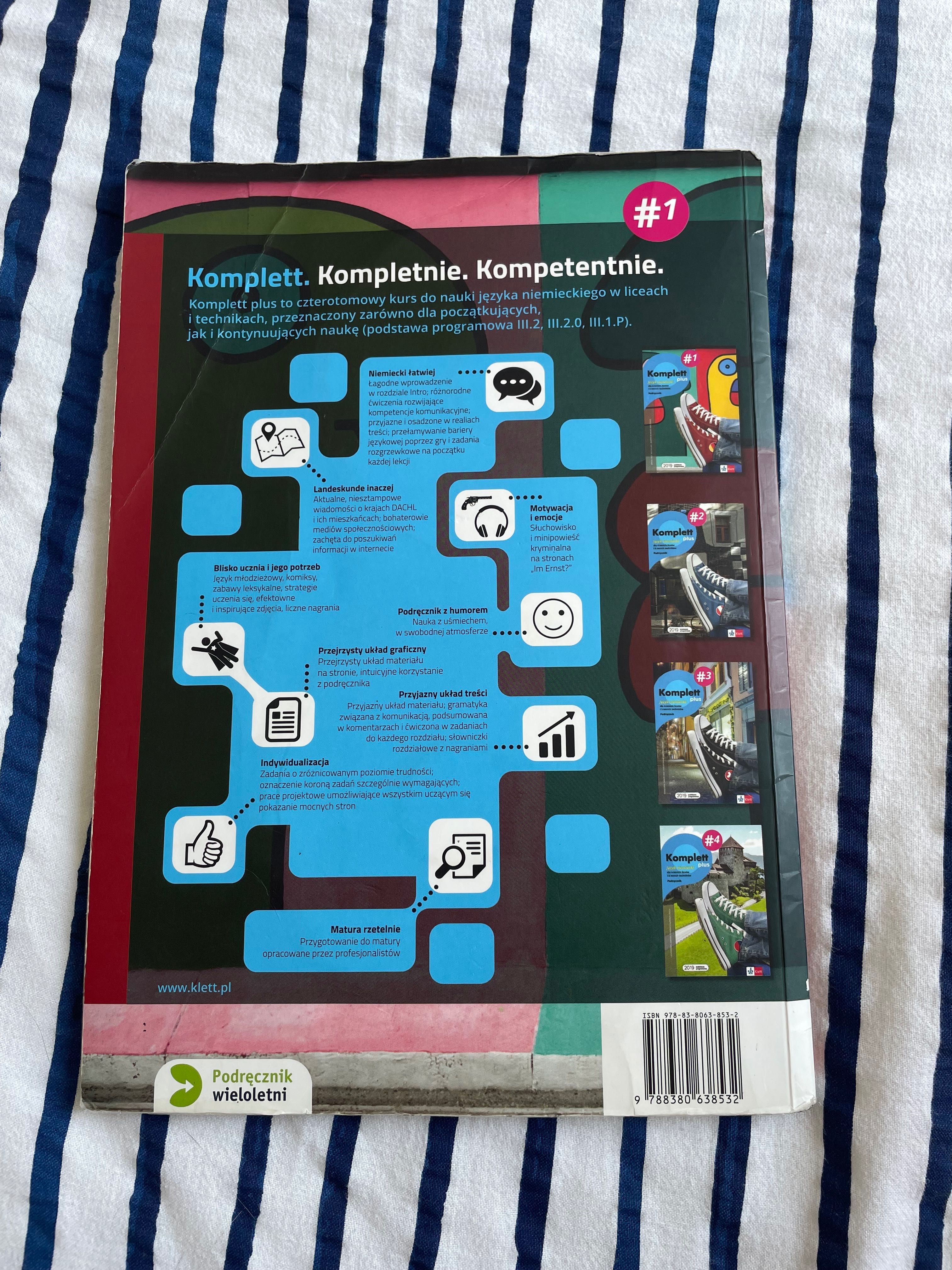 Podręcznik do j. niemieckiego Komplett #1 plus dla klasy 1