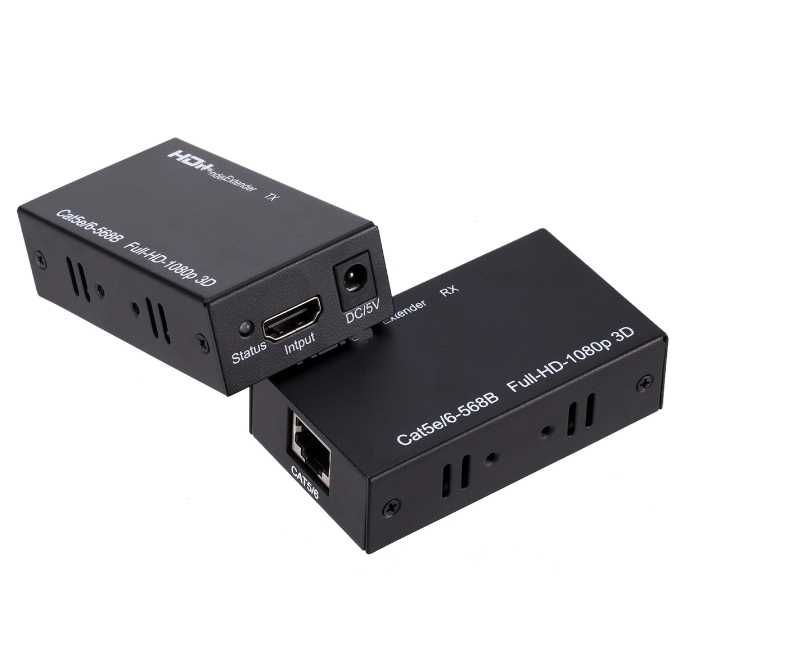 Удлинитель HDMI сигнала до 60м (через витую пару)