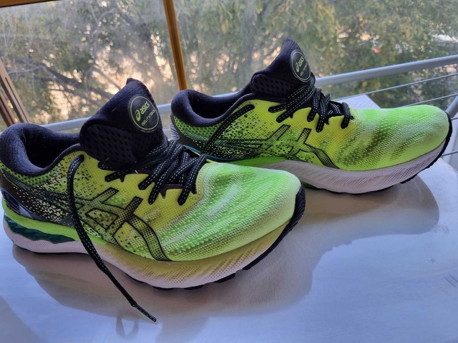 Ténis Corrida ASICS Gel Nimbus 23 – Verde Lima/Preto nº 42 (Euro)