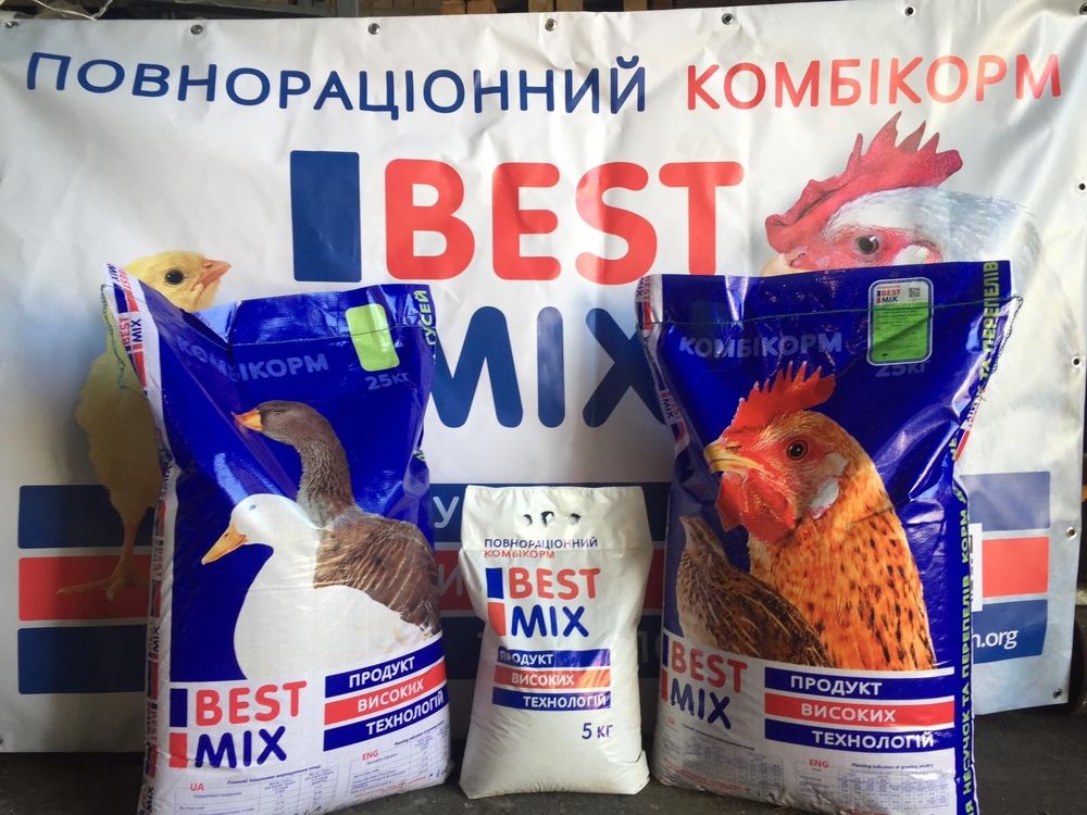 Шукаємо партнерів для реалізації кормів ТМ «Best Mix»