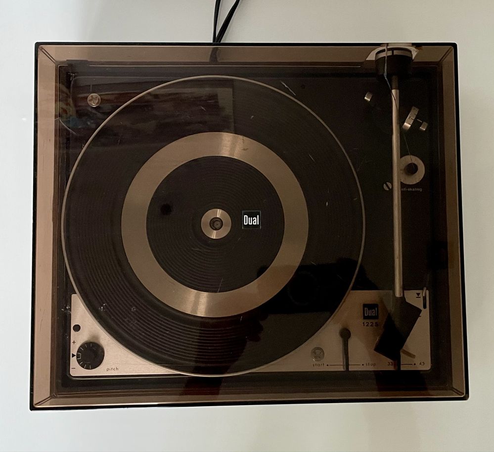 DUAL CS 1225 Gramofon z wkładką DMS 210 - Made in Germany