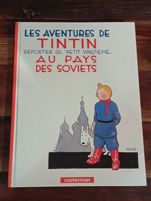Livro - Tintin – “Au Pays des Soviets” (Casterman)