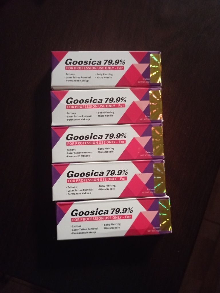 Vendo 5 pumadas embaladas caixa para minimizar dor fazer tatoo