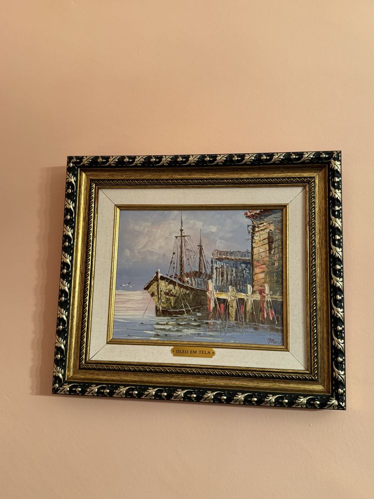 Quadros pintados a óleo
