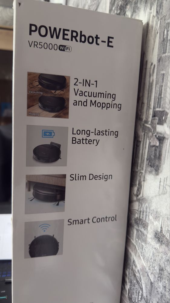 Робот-пилесос Samsung VR05R5050WK/EV 2в1