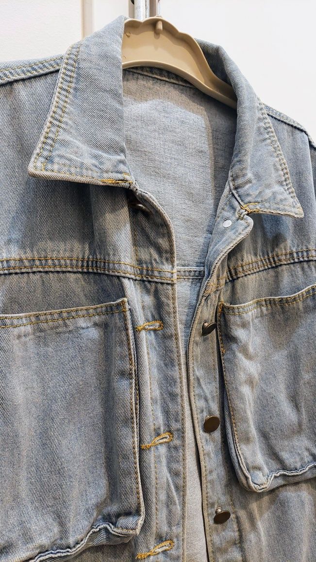 Kurtka jeansowa katana vintage