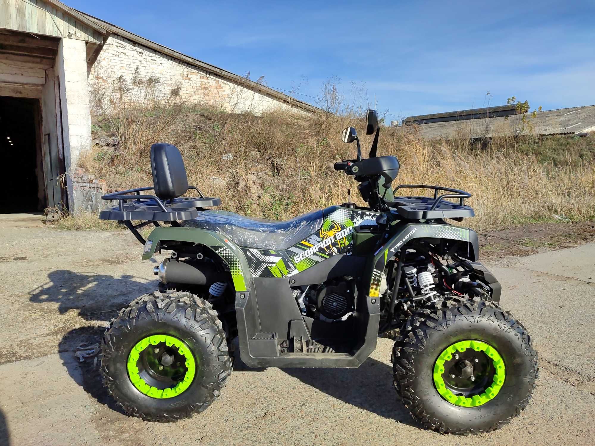 Квадроцикл с доставкой Comman Scorpion 200cc с лебедкой