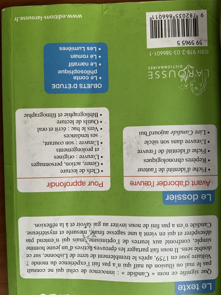 Livres de Poche Français - Escola Lycée Français Charles LePierre