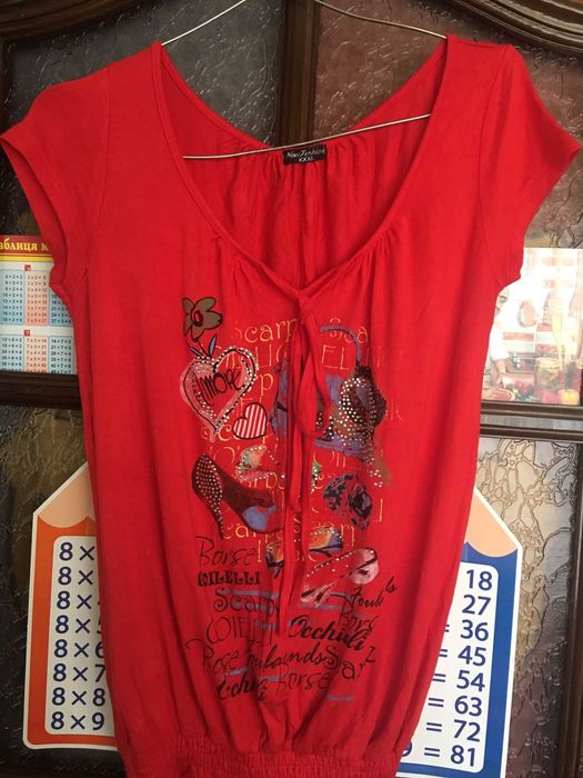 Блузки кофты футболки размер-52