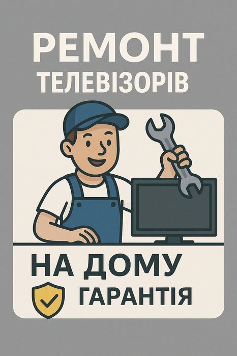 Ремонт телевізорів на дому. Майстер на виїзд