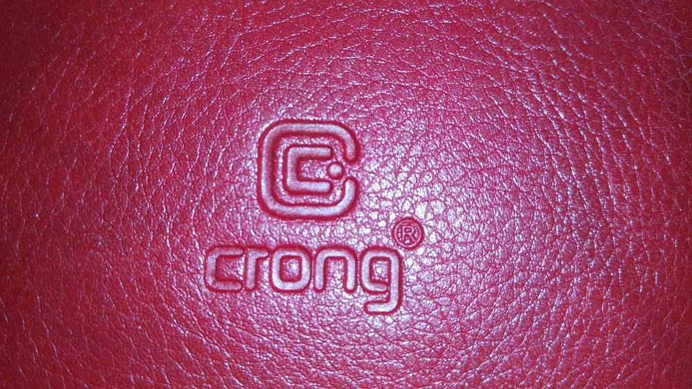 Etui Plecki iPhone Xs / X Czerwone Skóra ekologiczna Crong Essential
