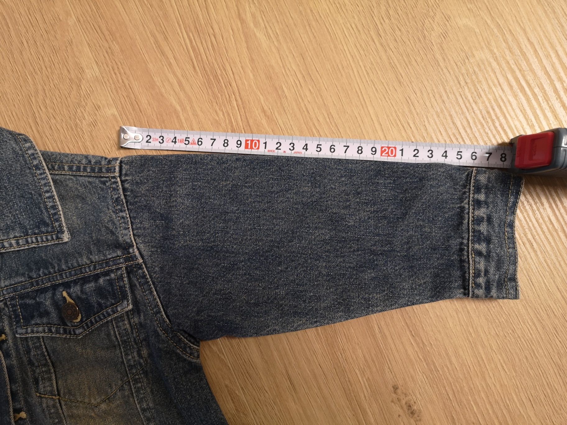 Kurtka jeansowa Mothercare, dżinsowa, katana rozmiar na 1-1,5 roku, 86