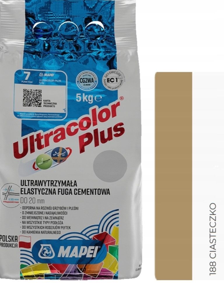 MAPEI FUGA Ultracolor Plus 188 CIASTECZKO 2kg