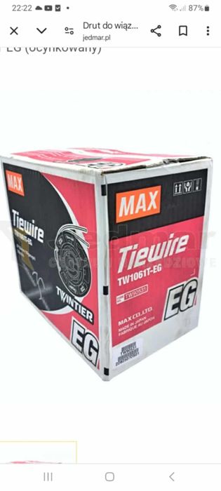 Drut max tiewire TW1061T-EG