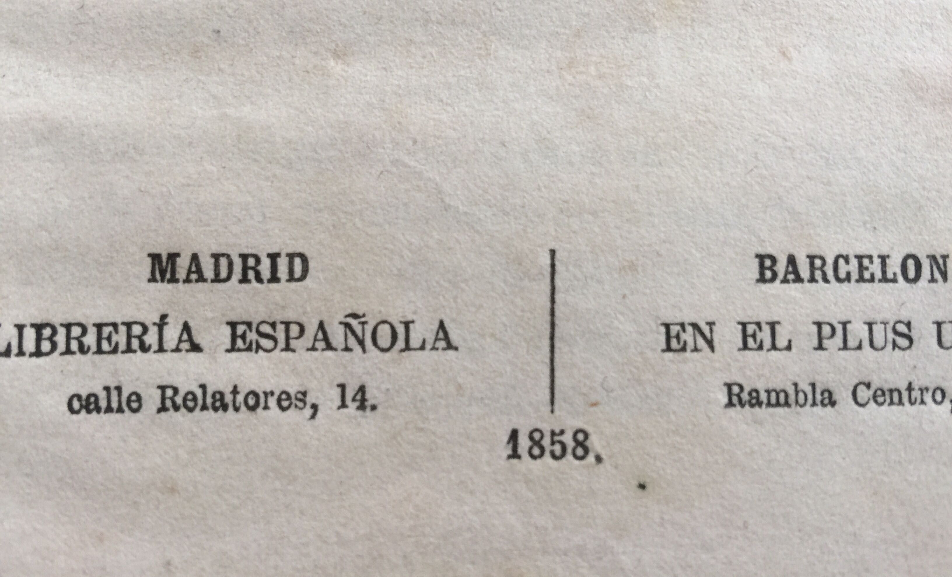 Livro antigo “Los tres mosqueteros”.Ano 1858.