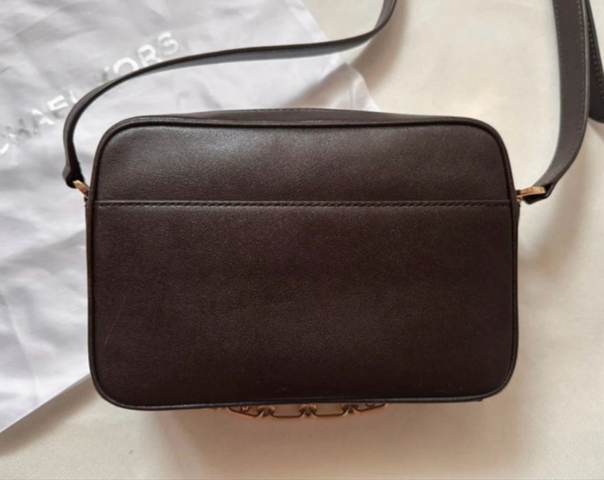 Michael Kors Parker listonoszka czekoladowy brąz new