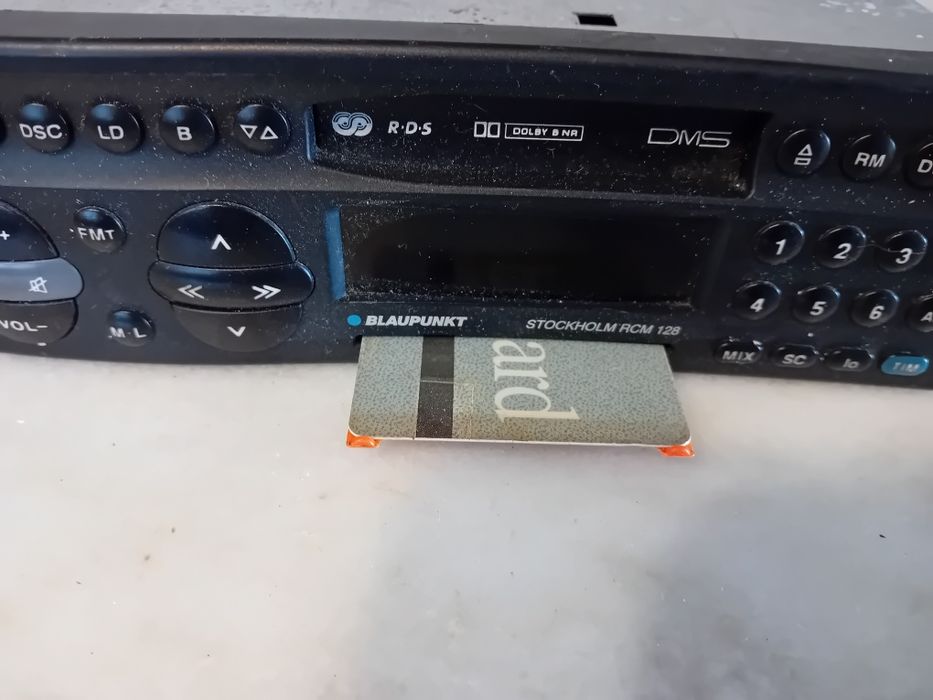 Autorádio Anos 90 Blaupunkt Stockholm RCM 128 ( Visor Avariado )