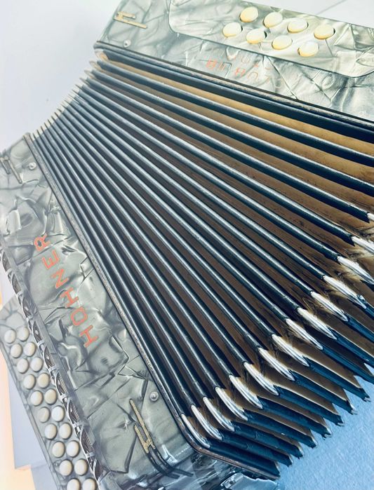 "Hohner"/ Zabytkowy Akordeon Guzikowy/ 100% Sprawny/ Super Brzmienie/