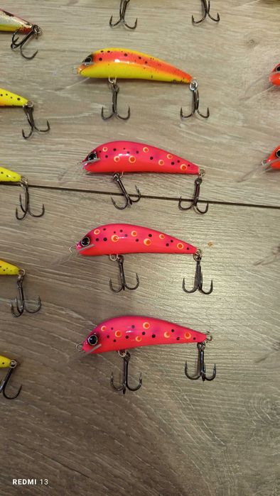 Woblery trociowe Salmon 65 cm rękodzieło