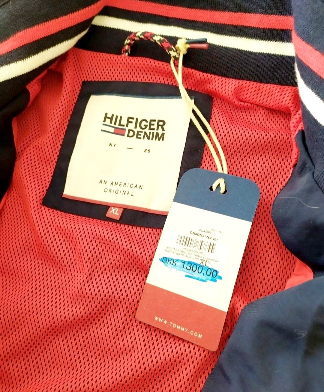 Tommy Hilfiger NY 85 colour block мужская куртка Hilfiger Denim USA