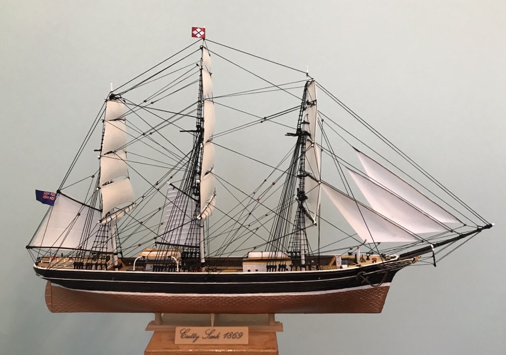 Модель корабля парусника CUTTY SARK