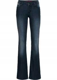 B.P.C ciemne jeansy typu bootcut r.38