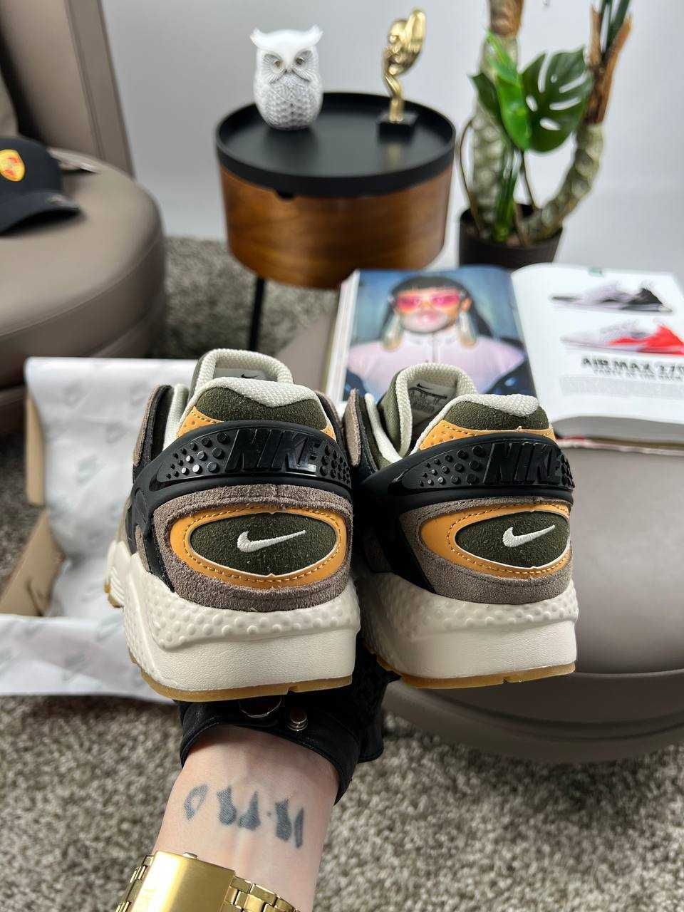Чоловічі кросівки найк Nike Air Huarache Brown Khaki 41,42,43,44,45,46