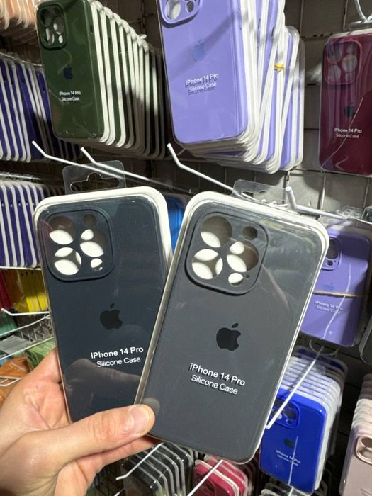 Чехол для iphone 14 pro max и другие модели silicone case
