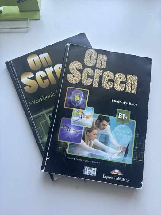 On screen B1+, книжка для англіської мови