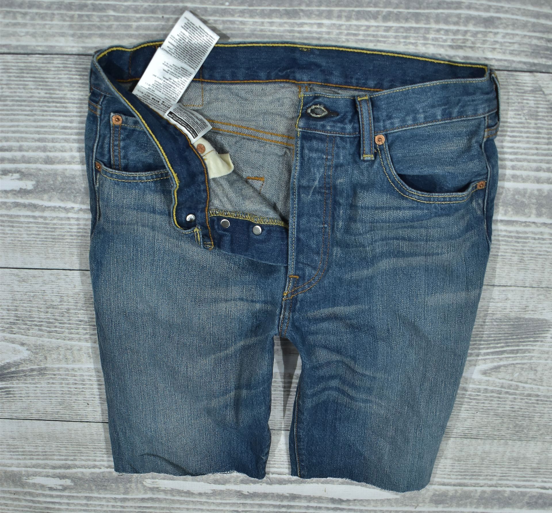 LEVIS 501 Męskie Spodenki Jeansowe Bermudy / 30