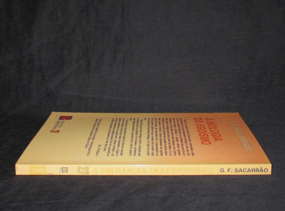 Livro A Biologia do Egoísmo G. F. Sacarrão