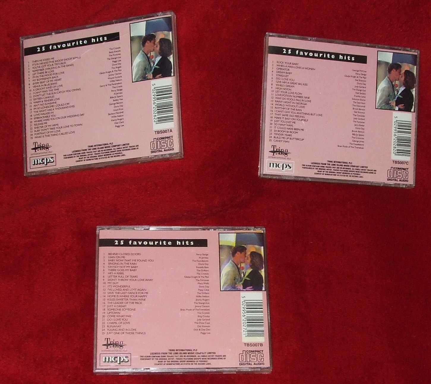 Tringo CD  Trzy składanki: 25 Of The Greatest Love Songs Volume 1,2,3
